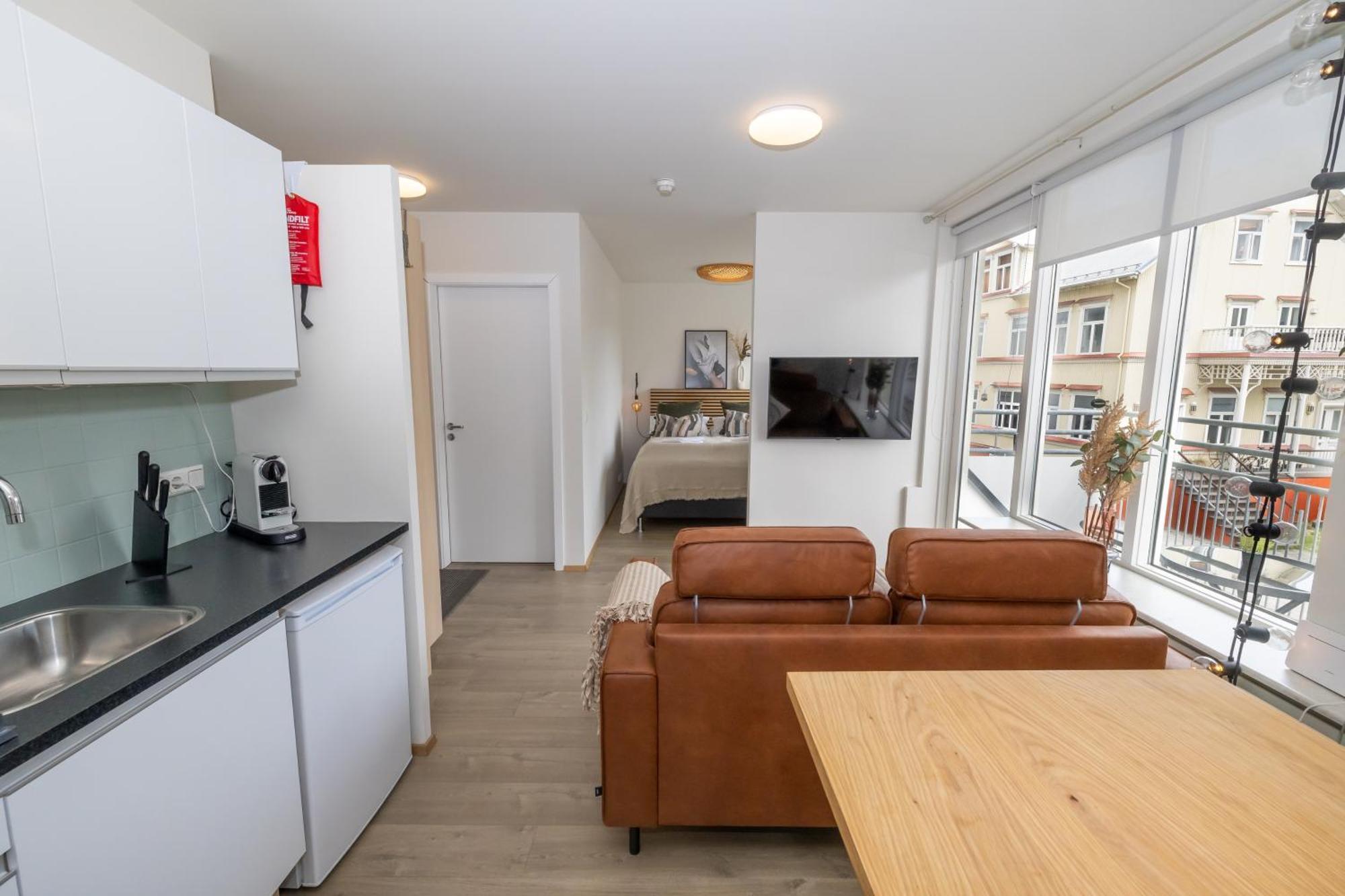 Charming Deluxe Apartment Akureyri Quarto foto